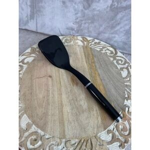 KitchenAid Black Nylon‎ Slotted Turner Spatula Utensil Kitchen Cooking